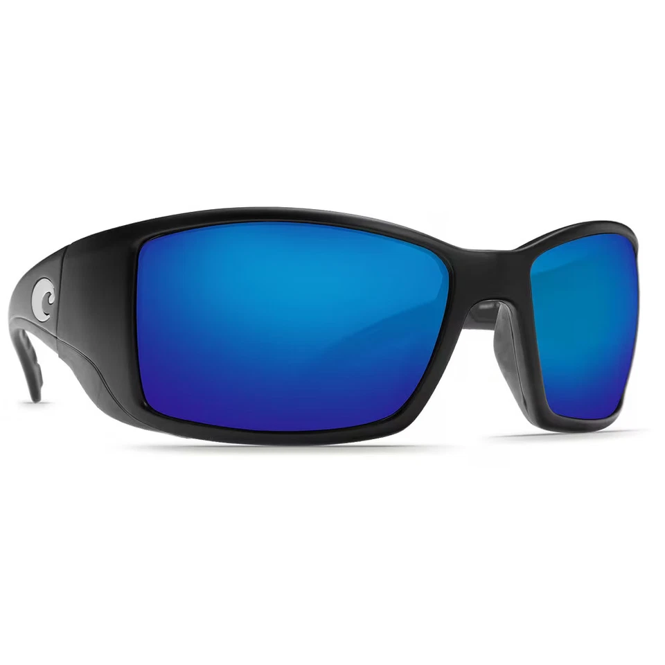 Costa Blkfin Matte Blk Sunglasses w/ Blue Mirror 580G Lenses 06S9014-90141962 - Image 1 of 1