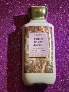 Bath & Body Works ~ TRIPLE BERRY MARTINI ~ Loción corporal hidratante 24 horas 8 oz - Imagen 1 de 3