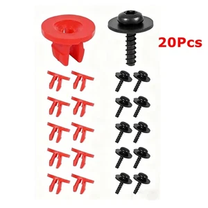20X Engine Undertray Screw Nut Guard Cover fit for Ford Fiesta Focus Kuga Mondeo - Picture 1 of 12