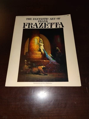 The Fantastic Art of Frank Frazetta  Introduction by Betty Ballantine Pub. 1975 Foto 1 de 4