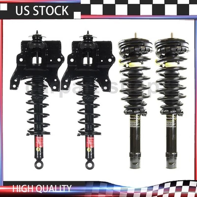 4 puntales completos delanteros traseros con muelle helicoidal Monroe para Hyundai Sonata 2000 L Foto 1 de 4