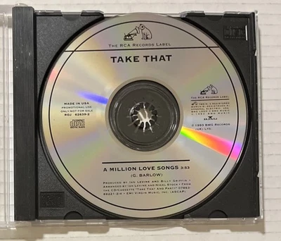 Take That A Million Love Songs (G.Barlow) CD Single Rare Promo Only-Disc NR Mint - Image 1 of 4