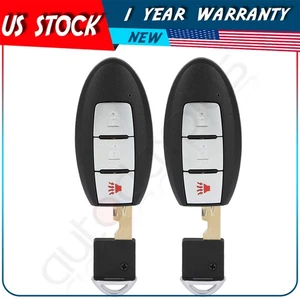 2 Remote Car Key Fob for Nissan For Kicks 2019 2020 KR5TXN3 3 Buttons - Picture 1 of 6