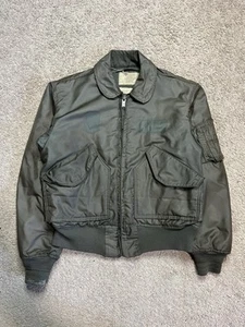 Chaqueta de Vuelo de Colección Años 80 USAF Clima Frío Grande M Flyers Militar CWU-45/P Lancer - Imagen 1 de 16