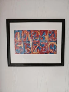 Jasper Johns – „Zero to Nine“ – Kunstdruck im Rahmen – 55×45 cm – Moderne Kunst - Bild 1 von 7