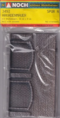 Spur N Konvolut 17x Noch Mauerplatten aus Hartschaum - Bild 1 von 4