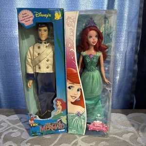 Arielle, die kleine Meerjungfrau und Prinz Eric Barbie‘s Neu Originalverpackt Nie Geöffnet - Bild 1 von 7