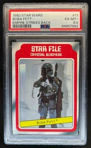1980 Topps Star Wars: The Empire Strikes Back Boba Fett #11 PSA 6.5 - Picture 1 of 2