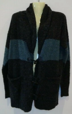 Kensie Girl Size Small 3 MILITARY CODE Black Cardigan New Womens Sweater - Image 1 of 4