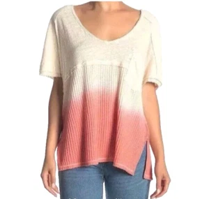 Nueva Camisa Top Tejida Free People We The Free Para Mujer M Esfera Sol Ombré - Imagen 1 de 8