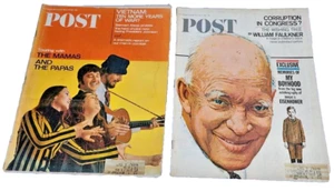 2 SAMSTAG ABEND POST Zeitschriften 25. März, 8. April 1967 Mamas Papas Vietnam - Bild 1 von 5