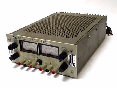 HP 6205B DUAL OUTPUT DC POWER SUPPLY 0-40V .3A / 0-20V .6A TESTED & WORKING! - Image 1 of 4