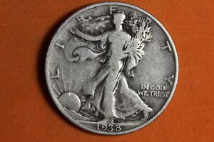 Estate Find 1938 D- Walking Liberty Half Dollar!!  #K37081