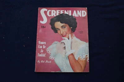 1951 ИЮНЬ SCREENLAND ЖУРНАЛ - ELIZABETH TAYLOR ОБЛОЖКА - E 18607 - Изображение 1 из 2