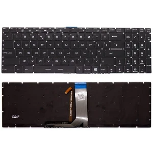 New Compatible RGB Backlit Black Keyboard For MSI GE72 2QE Apache Pro laptop  - Picture 1 of 4