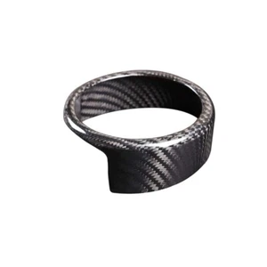 For 2017-2020 Alfa Romeo Giulia Real Carbon Fiber Front Bumper Logo Cover - Picture 1 of 6