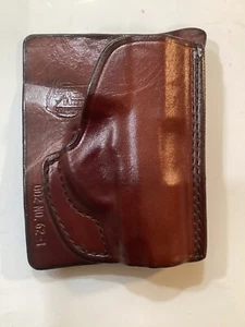 Don Hume Leather Wallet Holster For AMT Back Up 45acp - Picture 1 of 6