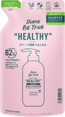 Diane B True Damage Repair Shampoo Refill 320ml Power Green Salad Fragrance - Image 1 of 4