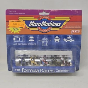 Galoob Micro Machines #18 Formula Racers Collection Vintage Sealed 1988 - Picture 1 of 14