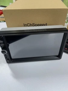 INCHSPEEED Double Car Stereo Radio Touch Screen Bluetooth Mirror Link USB AUX US - Picture 1 of 6
