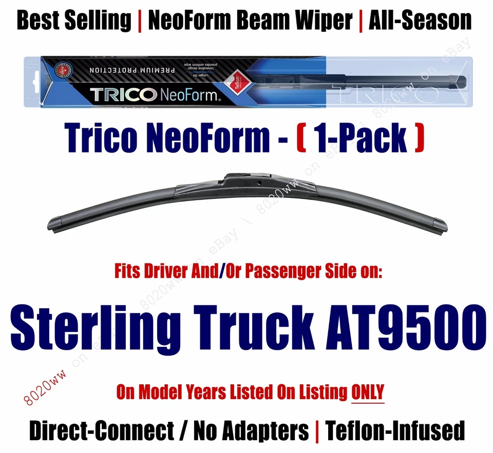 Лезвие стеклоочистителя Qty1 Super Premium NeoForm подходит для грузовика Sterling 1999-2008 годов выпуска AT9500 16200 - Изображение 1 из 1