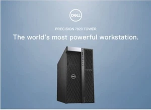 Dell Precision 7920 Tower128GB 32 Core Dual Xeon Gold 6130 2TBSSD QUADRO RTX4000 - Picture 1 of 2