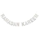 Ramadan Kareem Banner Bunting Silver Ramadan Mubarak Banner Decorations