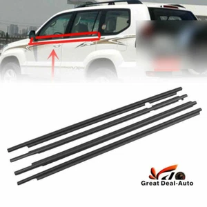 4pcs Window Belt Mould Trims for Toyota Landcruiser Prado 120 Series 2003-2009 - Picture 1 of 7