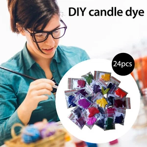 Dye Soy Wax Dye for Candle Making 24 Colors Set Of Wax Dyes, Craft Supplies - Picture 1 of 6