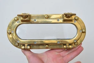 used old brass bronze boat porthole - FREE DELIVERY - Picture 1 of 6