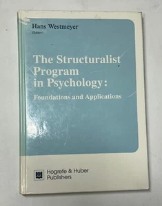 The Structuralist Program in Psychology Foundations and Applications Westmeyer - Picture 1 of 8