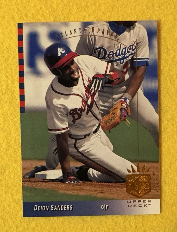 1993 SP Deion Sanders Atlanta Braves #62 - Image 1 of 1