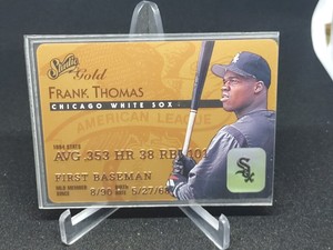 Frank Thomas 1995 Donruss Studio Baseball Gold #1 Chicago White Sox