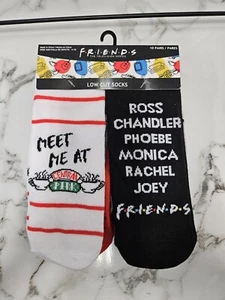 F.R.I.E.N.D.S TV Series 10 Pairs Low Cut Socks Women's Shoe Size 4-10 Friends - Picture 1 of 10