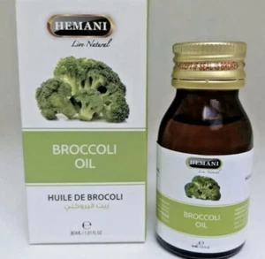 3 X (Olio Essenziale di Broccoli Hemani 30ml Halal 100%Naturale) Speciale زيت البروكلي - Foto 1 di 1