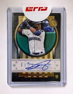 2022 Topps Five Star Julio Rodriguez Rookie Autograph Mariners On Card Auto