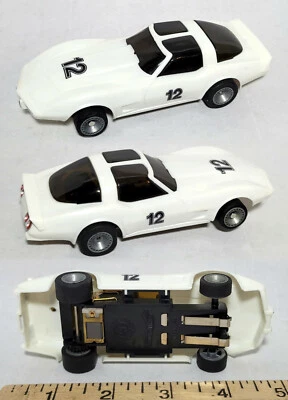 1980 Bachmann SuperTrax White CHEVY CORVETTE Vintage Muscle 1:32 SLOT CAR Unused - Image 1 of 4