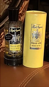 Vintage Royal Argento Italian Lime Cologne For Men 4 oz Splash 90% Sterling Silv - Picture 1 of 9