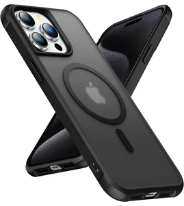 STERKER Magnetic für iPhone 15 Pro Hülle Schwarz Stoßfest - Bild 1 von 4