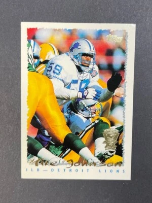 1995 Topps Carolina Panthers Special Inaugural Season Mike Johnson  #326 - Image 1 of 2