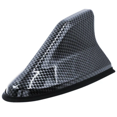 Carbon Fiber Shark Fin Roof Antenna Aerial FM/AM Radio For Hyundai Elantra Kia - Image 1 of 4