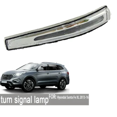 Par de luces de giro del espejo retrovisor lateral para Hyundai Santa Fe XL 2013-2016 Foto 1 de 4