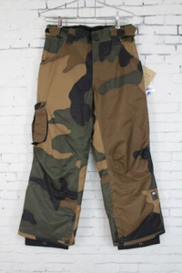 Ride Charger Pant Snowboard Pants Youth Boys Medium Camo Print New - Picture 1 of 1