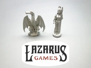 Everquest Miniatures - Firiona Vie & Dragon (unpainted) - Picture 1 of 4