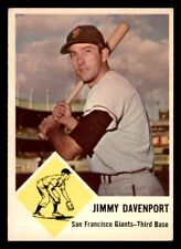 1963 Fleer Baseball #65 Jimmy Davenport EX