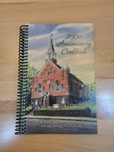 ST. JOHN'S LUTHERAN CHURCH 200TH ANNIVERSARY COOKBOOK SINKING SPRING PA RECIPES - Picture 1 of 6