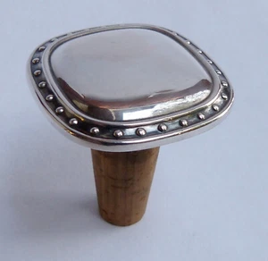Flaschenkorken 835er Silber, Art Deco,Gottlieb Kurz,Zierkorken,bottle corks, TOP - Picture 1 of 9
