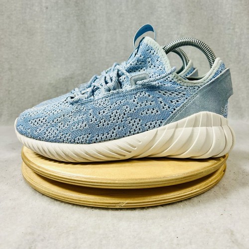 Adidas Tubular Doom Sock J ""Easy Light Blue"" scarpe Pk lavorate a maglia gioventù 5 5 ragazzi ragazze
