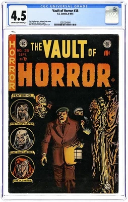 Vault of Horror #38 CGC 4.5 1954 1251254004 - Image 1 of 2