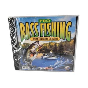 Vintage 1998 Pro Bass Fishing Interactive Fisihing Simulation PC Game Windows 95 - Picture 1 of 2